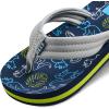 imageREEF unisexchild Kids Ahi BeachNavyGrey Dino
