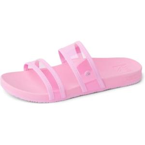 imageREEF Girls Kids Cushion Vista Slide SandalJelly Pink