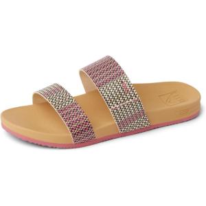imageREEF Girls Kids Cushion Vista Slide SandalPink Raffia