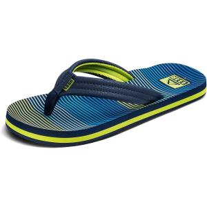 imageREEF unisexchild Kids Ahi BeachAqua Green Stripe