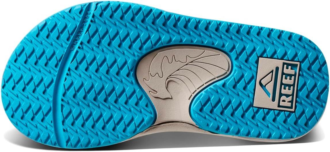 imageREEF Kids Little Fanning SandalsGreyAquaOak