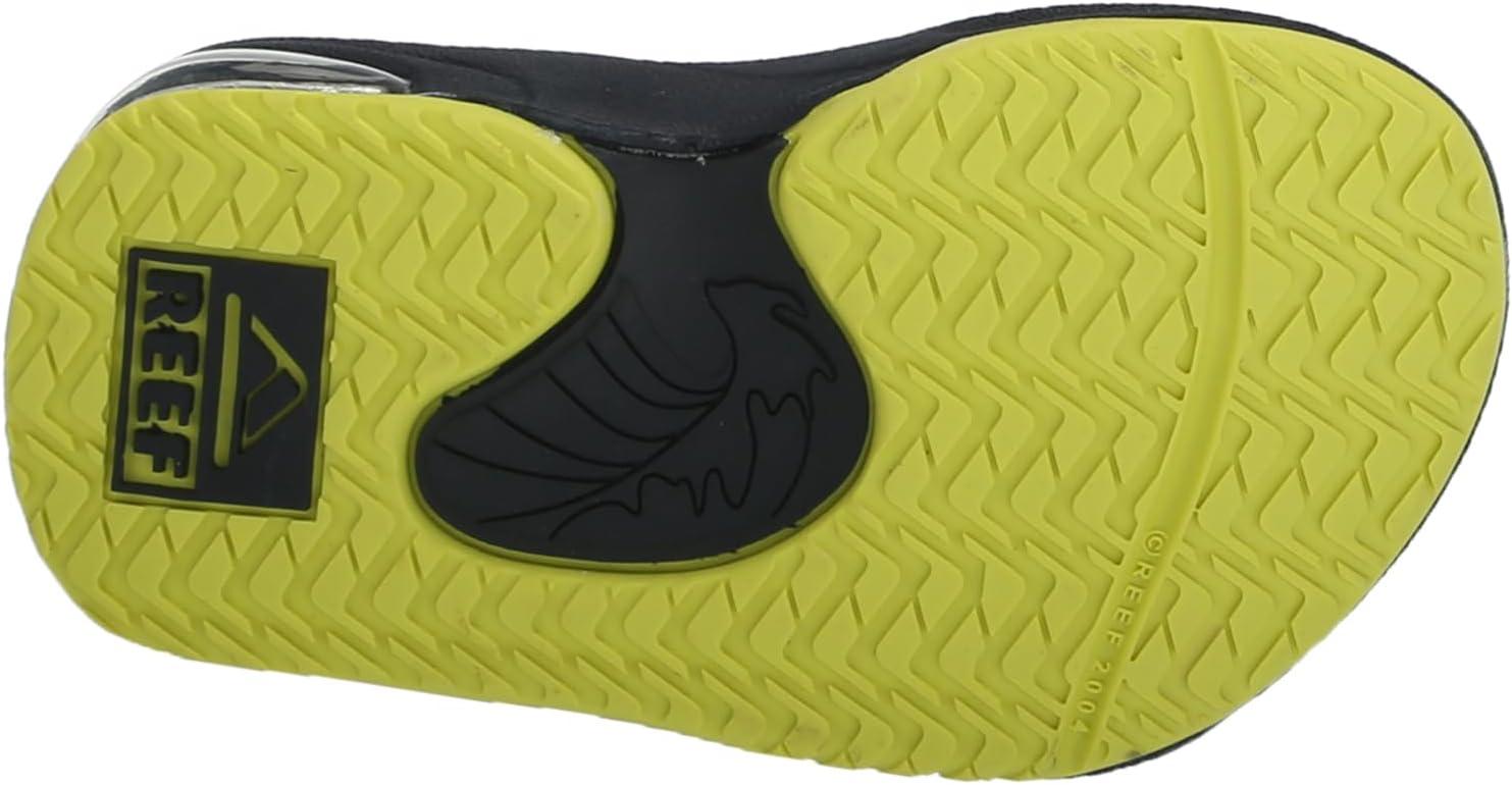 imageREEF Kids Little Fanning SandalsLimeNavy