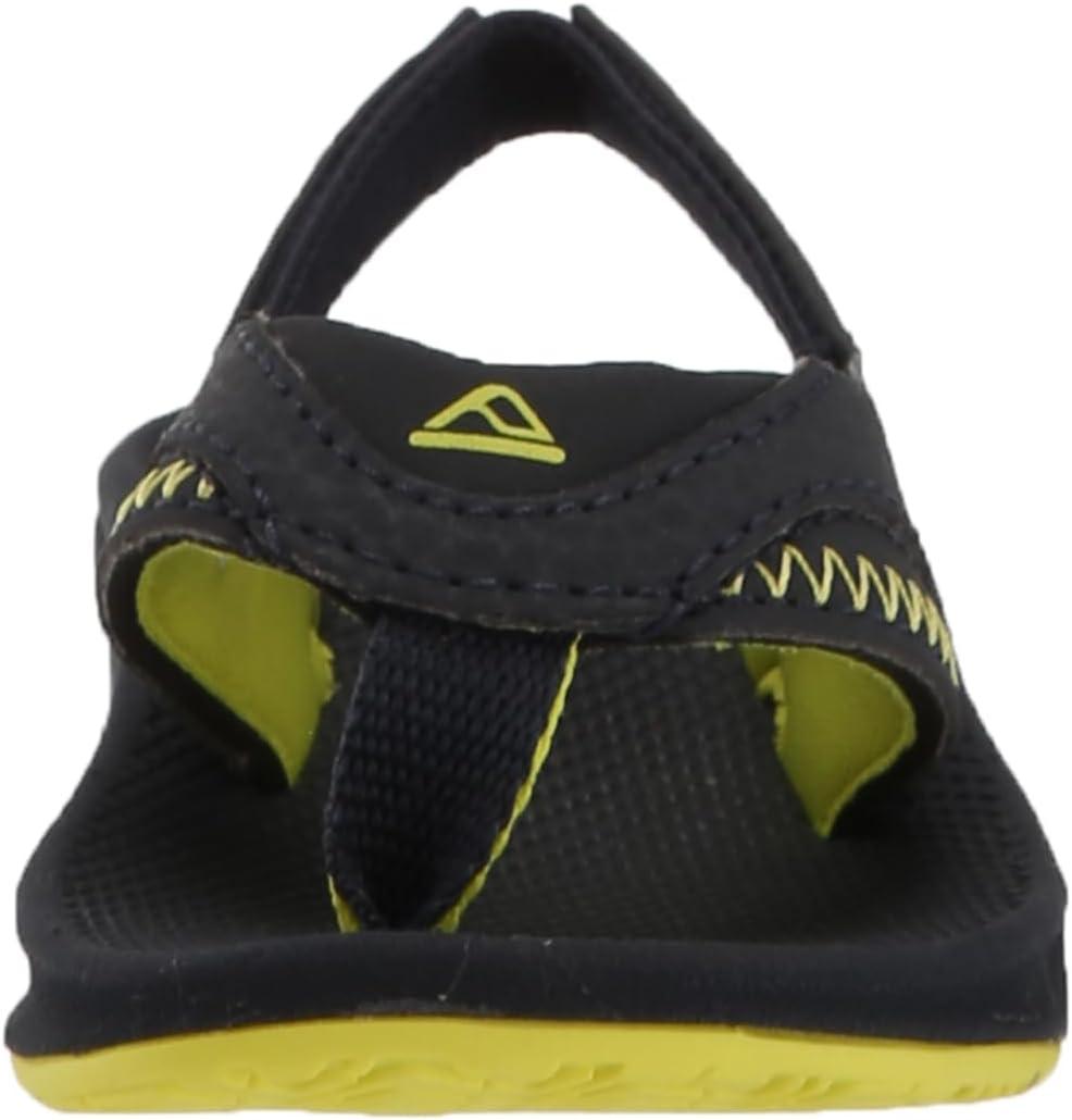 imageREEF Kids Little Fanning SandalsLimeNavy