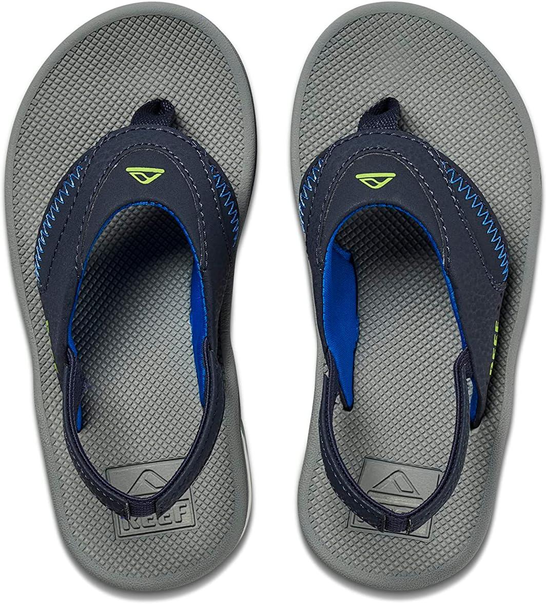 imageREEF Kids Little Fanning SandalsNavyLime