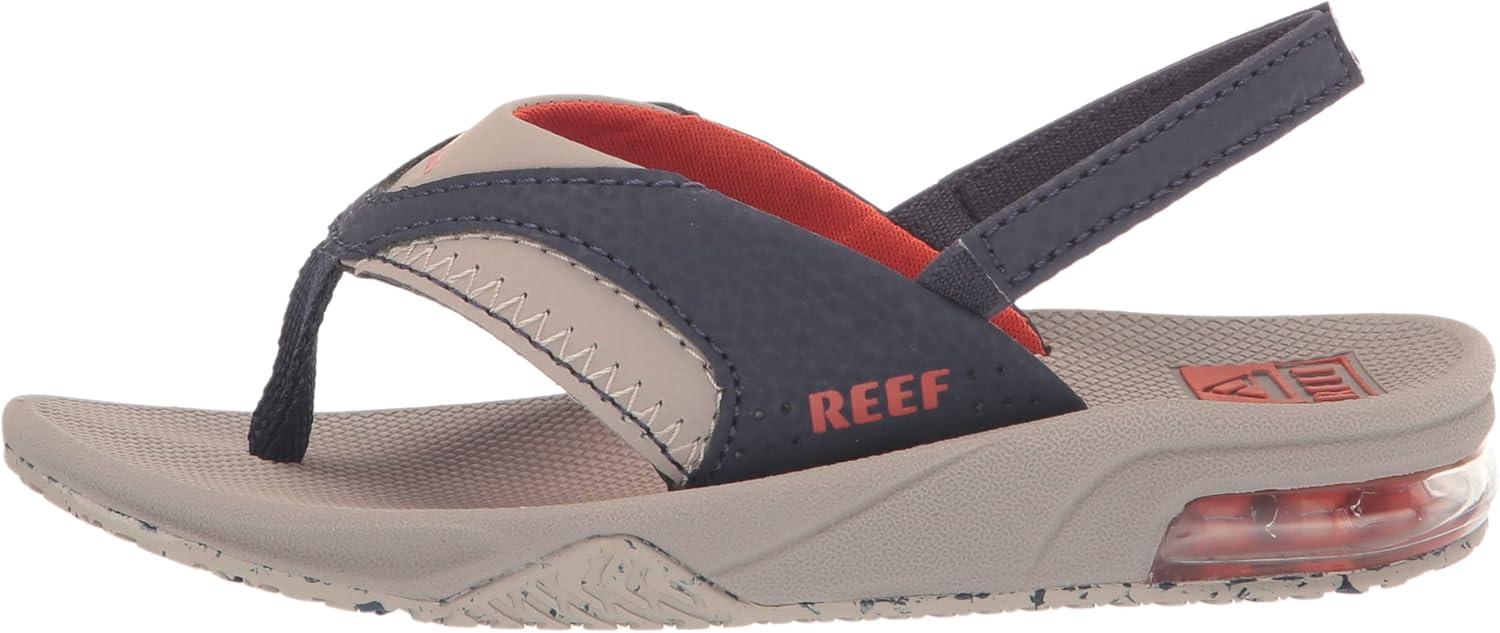imageREEF Kids Little Fanning SandalsTaupeNavy