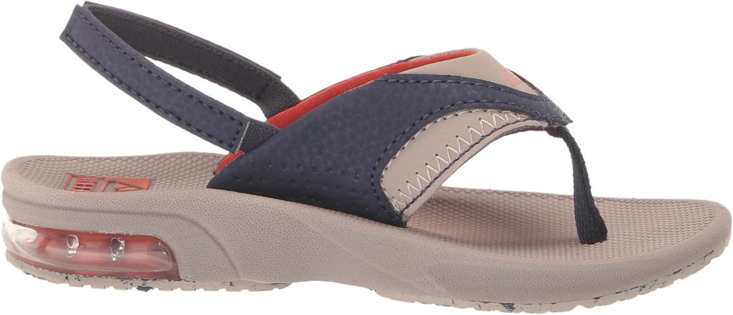 imageREEF Kids Little Fanning SandalsTaupeNavy