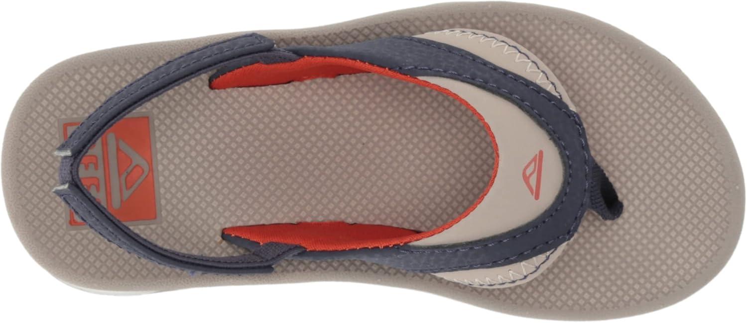 imageREEF Kids Little Fanning SandalsTaupeNavy