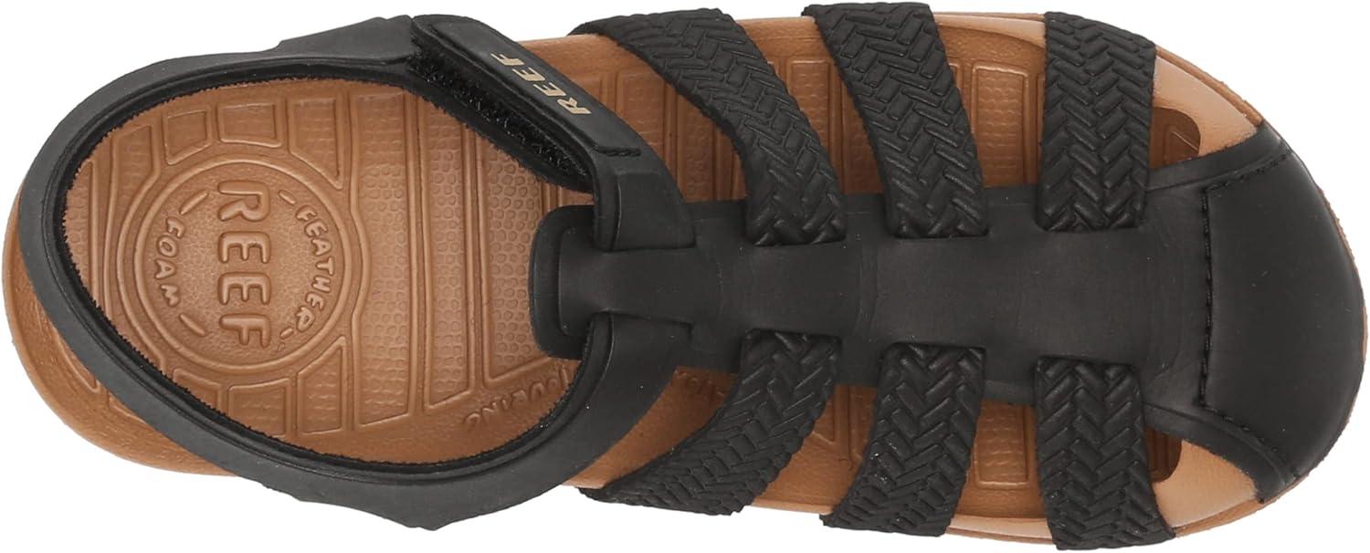 imageREEF Kids Water Beachy Fisherman SandalsBlackTan