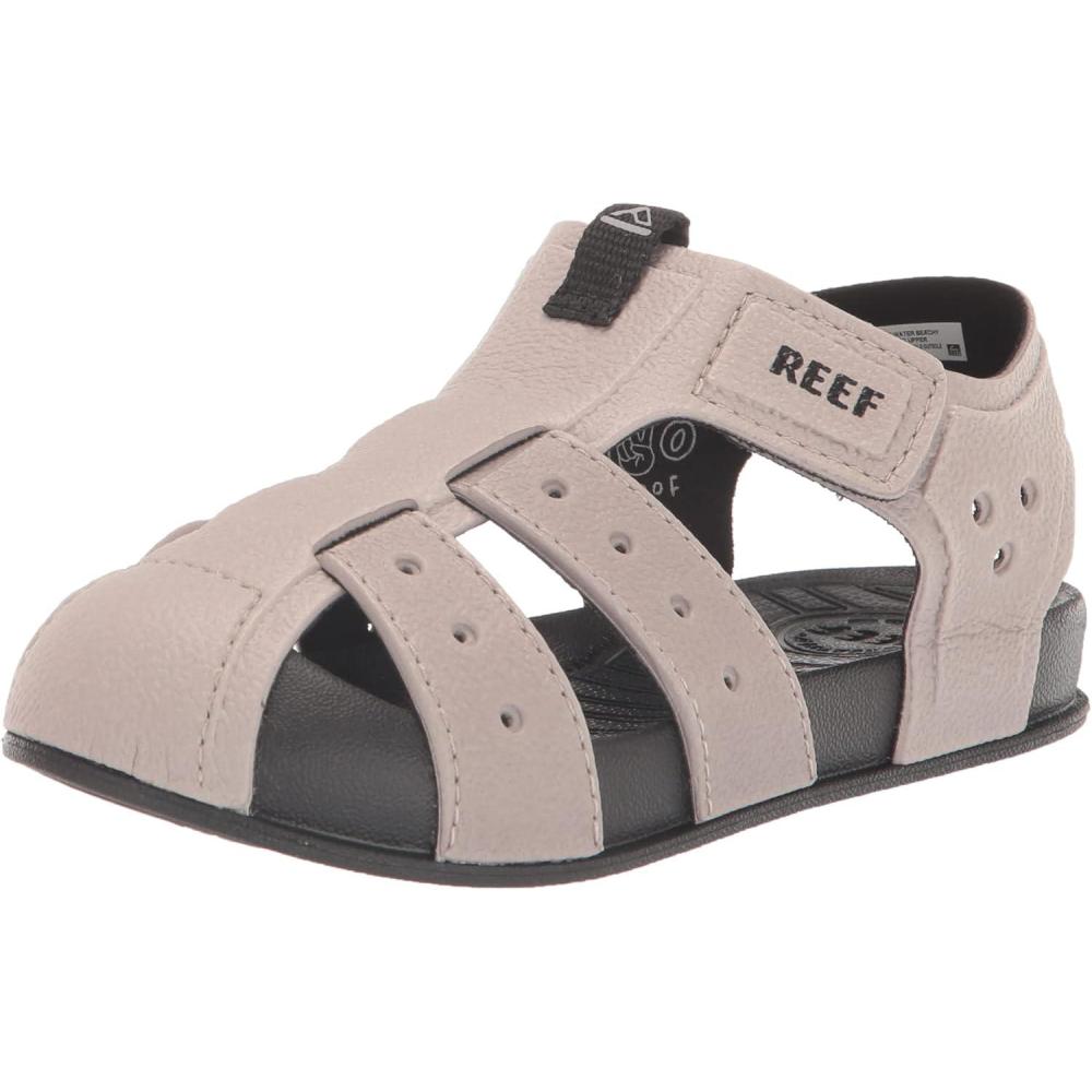 imageREEF Kids Water Beachy Fisherman SandalsBlackTaupe