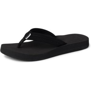 imageREEF Womens Cushion Breeze Flip FlopsBlackBlack