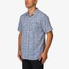 imageReef Mens Reef Ferris Short Sleeve 1 Pocket Classic ShirtBijou Blue