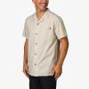 imageReef Mens Reef Harold Short Sleeve 1 Pocket Camp ShirtAbbey Stone