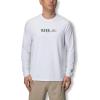 imageREEF Mens Long Sleeve RashguardBright White Kean Raglan
