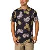 imageReef Mens Reef Wesland Short Sleeve PoloCaviar