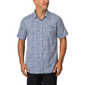 imageReef Mens Reef Ferris Short Sleeve 1 Pocket Classic ShirtBijou Blue