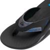 imageREEF Mens Fanning Bottle Opener Flip FlopsBlackPool Palm