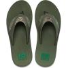imageREEF Mens Fanning Bottle Opener Flip FlopsOlive Palm