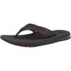 imageREEF Mens Fanning Bottle Opener Flip FlopsRavenRed