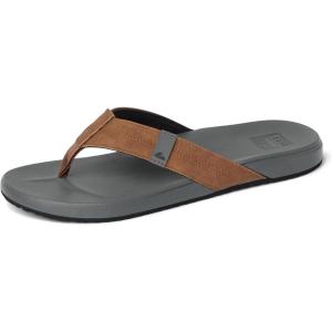 imageREEF Mens Cushion Phantom Flip Flop Ultra Soft Cushion Footbed TanGrey 9