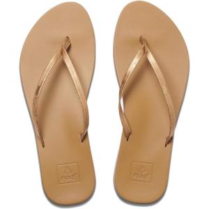 imageReef Womens Cushion Slim Flip Flop SandalCopper