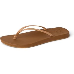 imageReef Womens Cushion Slim Flip Flop SandalNatural