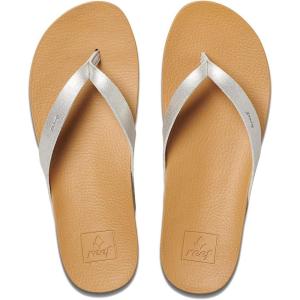 imageREEF Womens Cushion Court Flip FlopsSilver