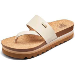 imageREEF Womens Cushion Sol Hi Platform SandalsVintageTan