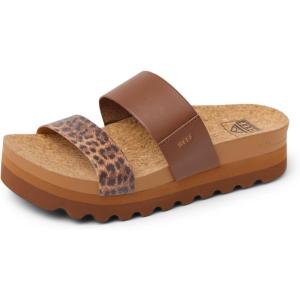 imageREEF Womens Cushion Vista Higher SlideBrownLeopard
