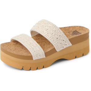 imageREEF Womens Cushion Vista Higher SlideVintage Tan Textile