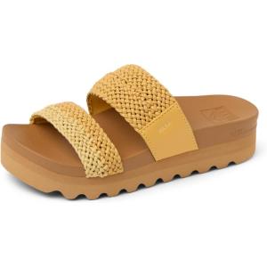 imageREEF Womens Cushion Vista Higher SlideYellow Duo Braid