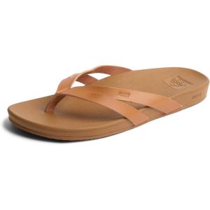 imageREEF Womens Sandals Cushion Spring Joy Flip FlopsNaturalTan