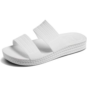 imageREEF Womens Water Vista Slide Platform SlidesWhite