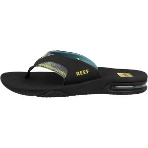 imageREEF Mens Fanning Bottle Opener Flip FlopsGrey Black