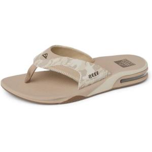 imageREEF Mens Fanning Bottle Opener Flip FlopsSand Camo