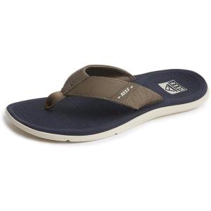 imageREEF Mens Santa Ana SandalNavyKhaki