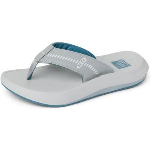 imageREEF Mens Swellsole Cruiser SandalsLight GreyAqua
