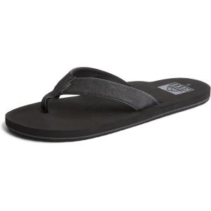 imageREEF Mens Twinpin Beach Flip FlopsBlackBlack