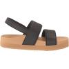 image:imageREEF Girls Water Vista Platform SandalsBlackTan