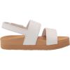 image:imageREEF Girls Water Vista Platform SandalsWhiteTan
