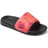 image:imageReef Kids One Slide SandalPink Peacock Hibiscus