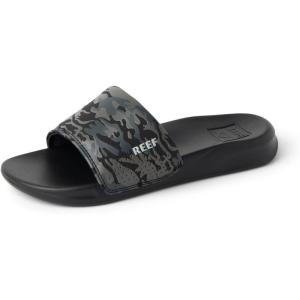 image:imageReef Kids One Slide SandalBlackGrey Camo
