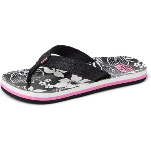 image:imageREEF Girls Sandals Kids Ahi PinkBlack Floral 3