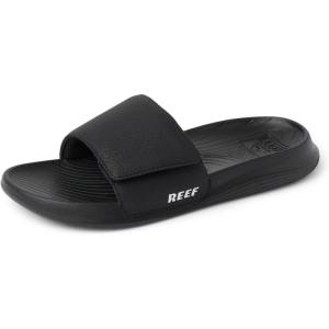image:imageREEF UnisexChild Kids Salty Slide SandalBlackWhite
