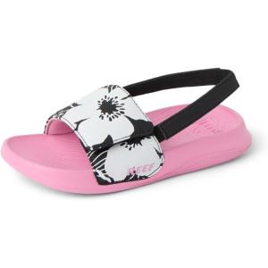 image:imageREEF UnisexChild ToddlerLittle Kid Salty Slide SandalBlackPink