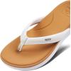 image:imageREEF Womens Cushion Cloud SandalWhiteTan