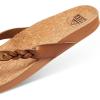 image:imageREEF Womens Cushion Court Twist Flip FlopsCoffee