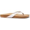 image:imageREEF Womens Cushion Court Twist Flip FlopsWhite