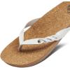 image:imageREEF Womens Cushion Court Twist Flip FlopsWhite