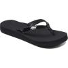 image:imageReef Womens Cushion Luna Flip FlopBlack Patent