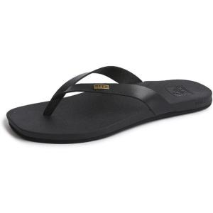 image:imageREEF Womens Cushion Lune Flip FlopsBlack
